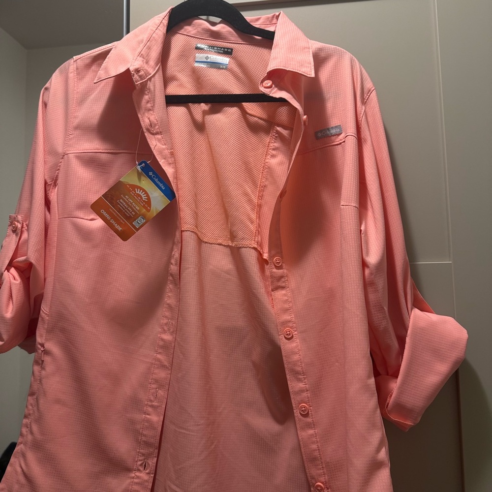 Columbia Coral Button-Up Shirt